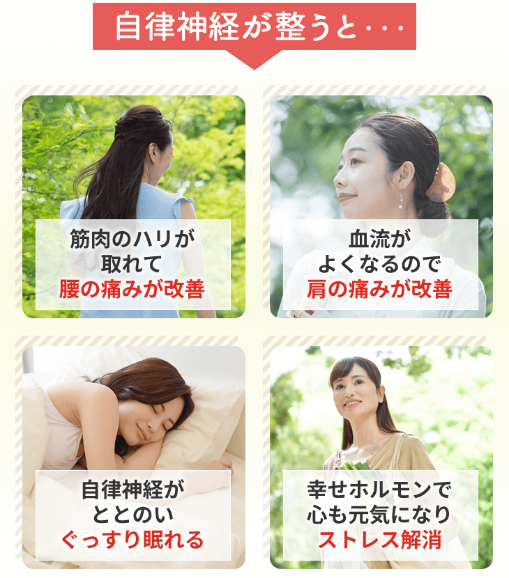 自律神経が整うと